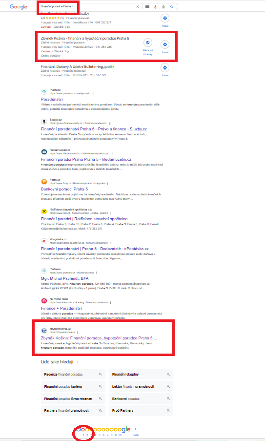 Financni poradce Praha 5 - online marketing